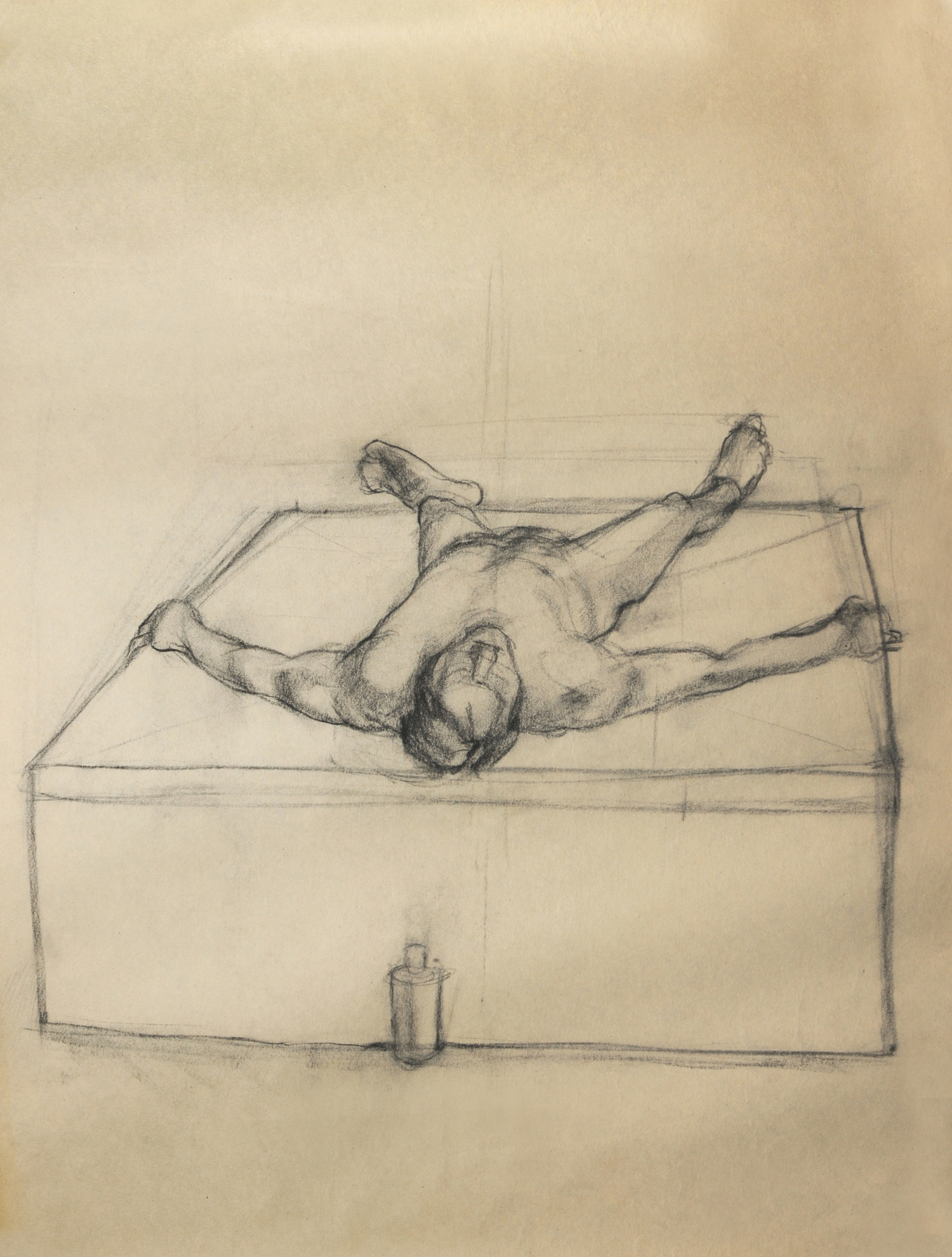 YOUNG MAN ON BED