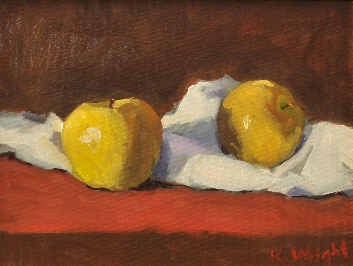 GOLDEN APPLES – 14"x11"