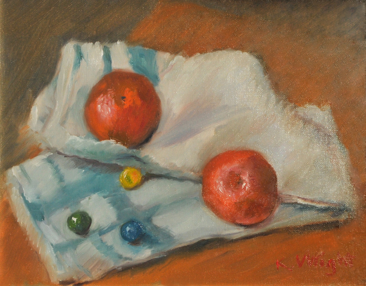 CLEMENTINES ON CLOTH – 14"x11"