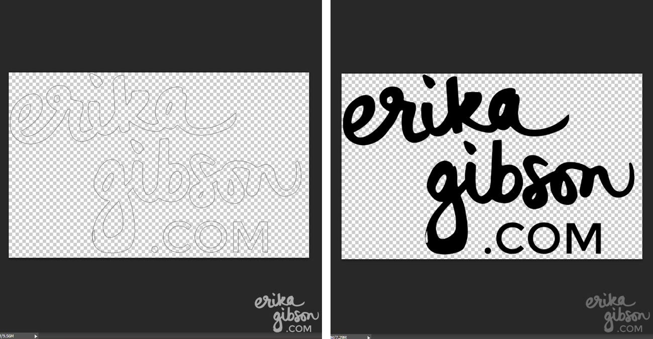 How to Make Your Own Watermark in Less Than Ten Minutes | Erika Gibson