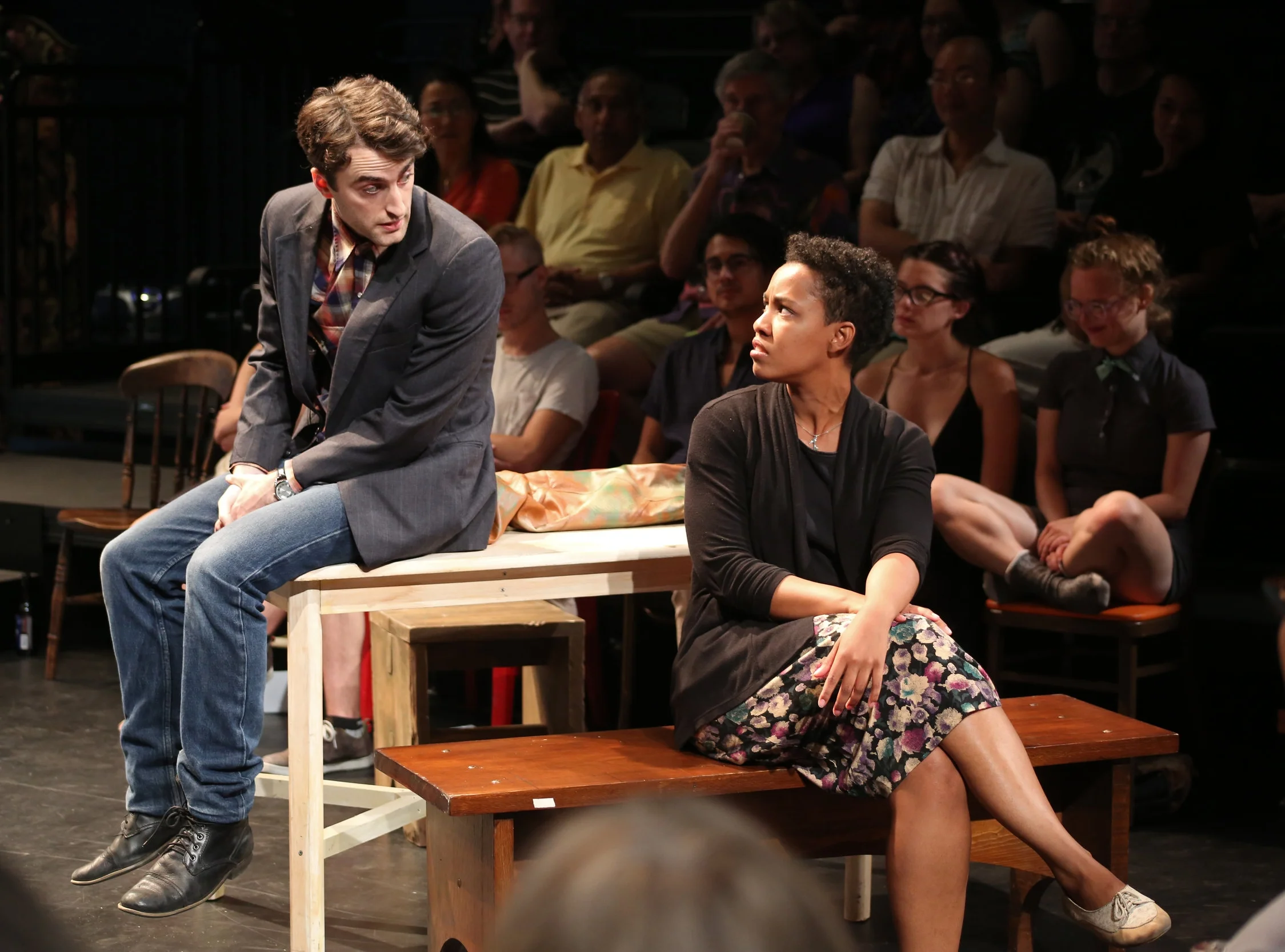 Charlie Thurston (left) and Kemiyondo Coutinho (right) in Orpheus Descending