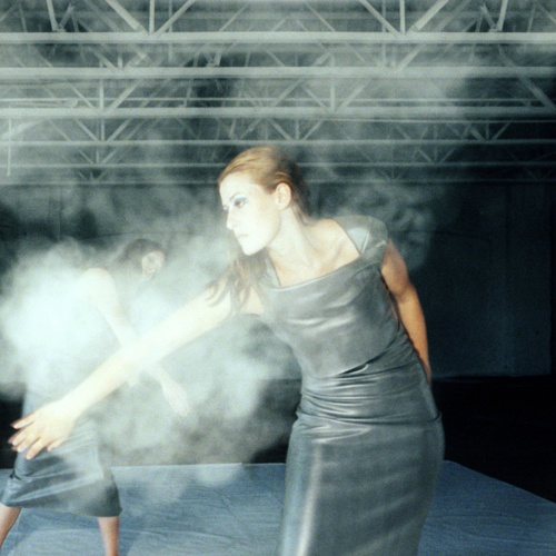 Performance still from WaxFactory's site-specific production of LADYFROMTHESEA at the Old American Can Factory (Brooklyn NY), directed by Ivan Talijancic, PICTURED, IN THE FOREGROUND: ERIKA LATTA. photo by Tasja Keetman