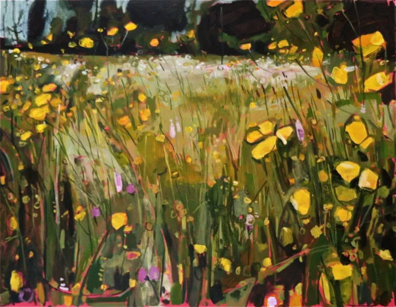 Buttercup meadow - large