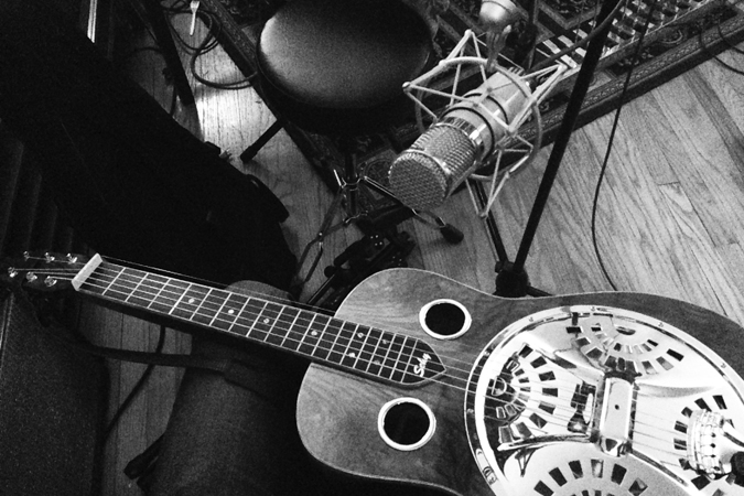 Recording reso w/ Michaela Anne, Nashville 2015