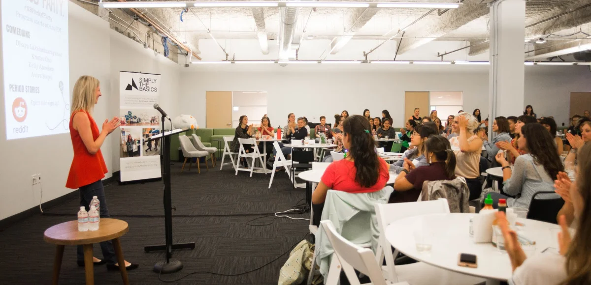 Reddit Hosts “Period Party” Fundraiser With Nonprofit Partner Simply the Basics
