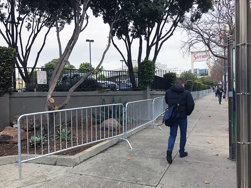 City Installs Barricades