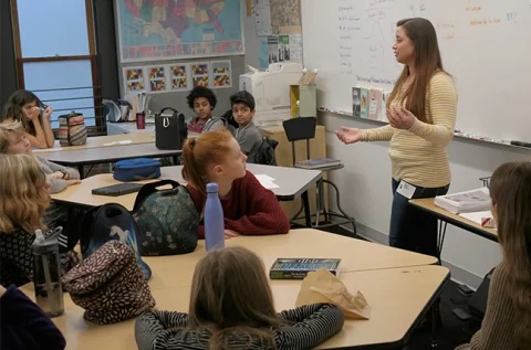 Simply the Basics visits Children's Day School