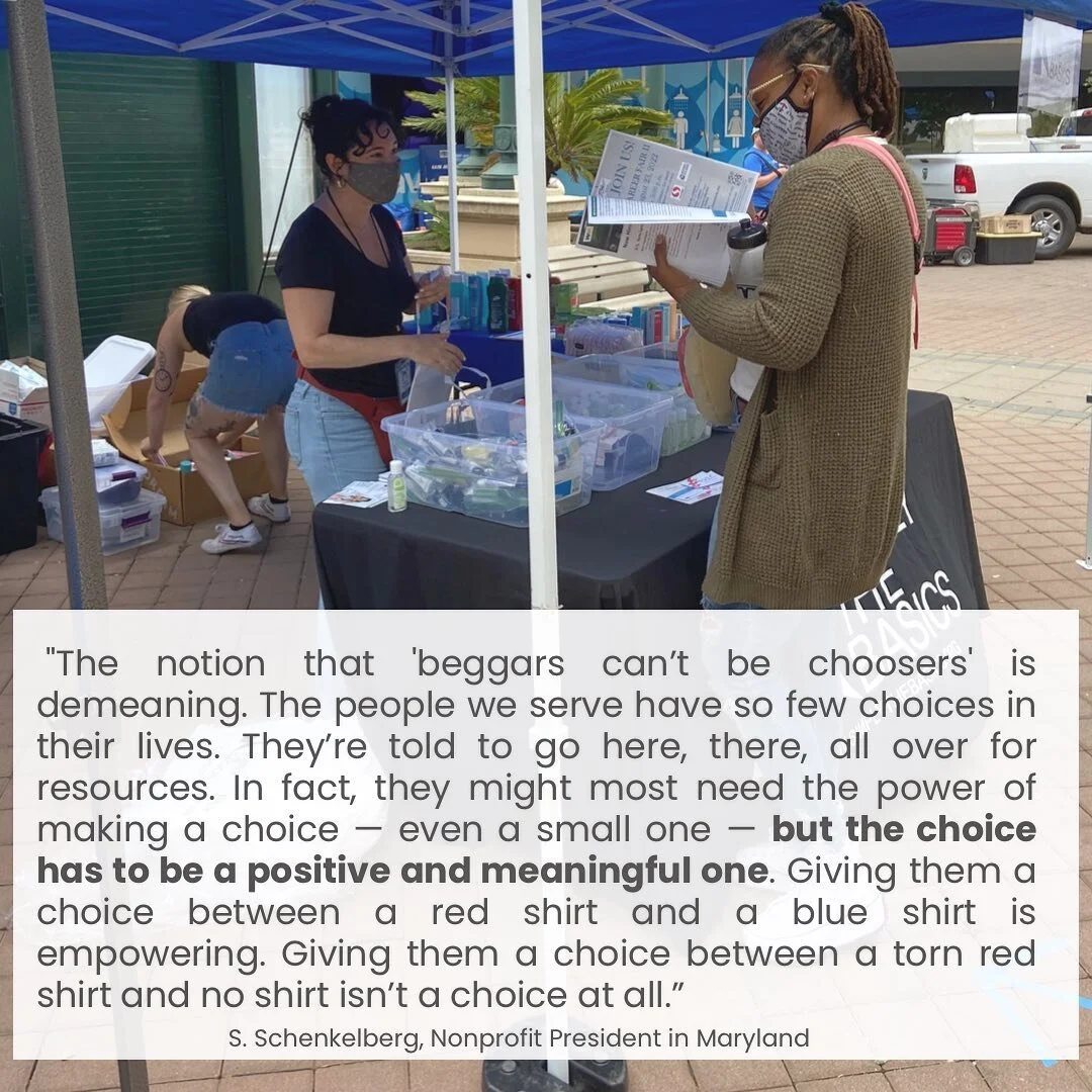 Positive and meaningful choices is a value that Simply the Basics stands strongly for. 

If you have a specific skin type, hair type or dental needs - choosing between products that won&rsquo;t work for you is not a choice. But choosing between produ