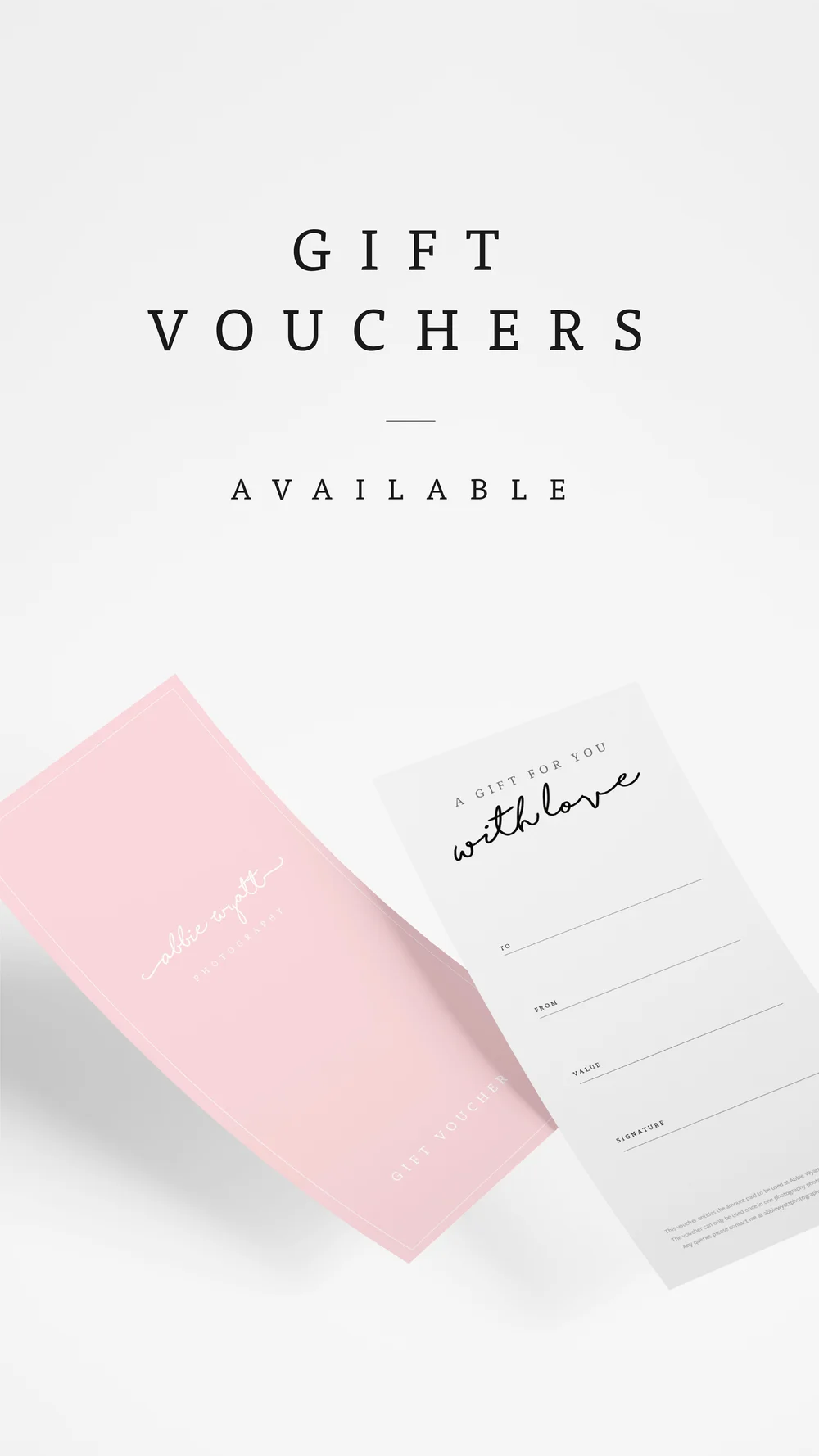 Mother's Day Photography Gift Vouchers/Gift Ideas | Hemel Hempstead — Abbie  Wyatt Photography