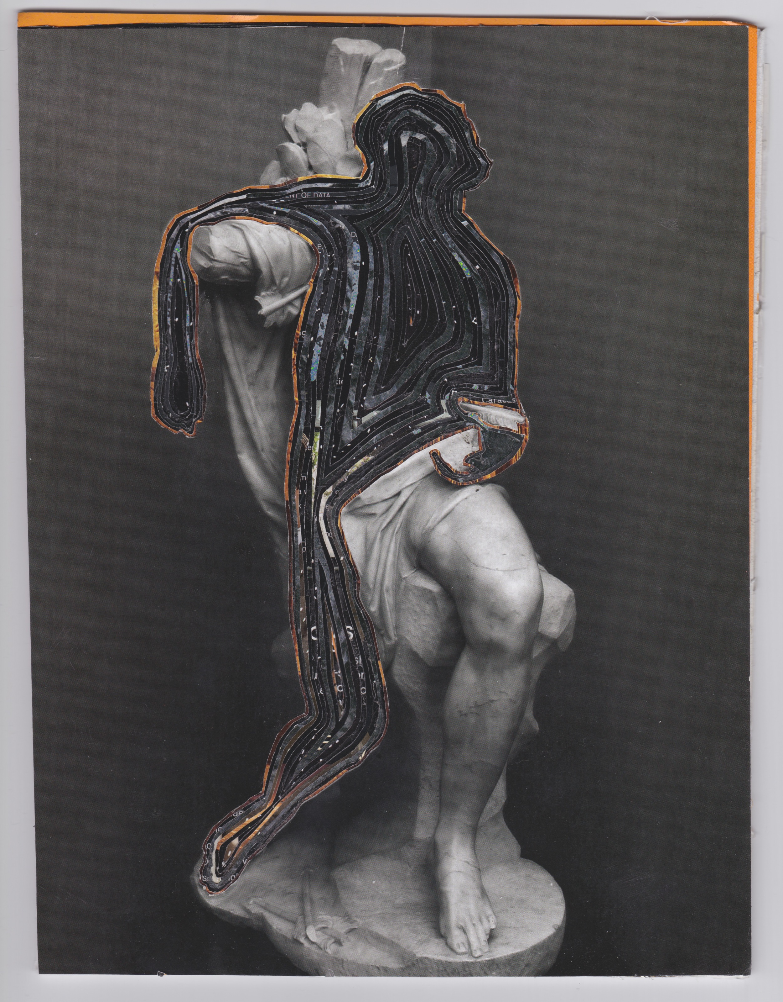 Solo, 2014, decollage, 8"x10"