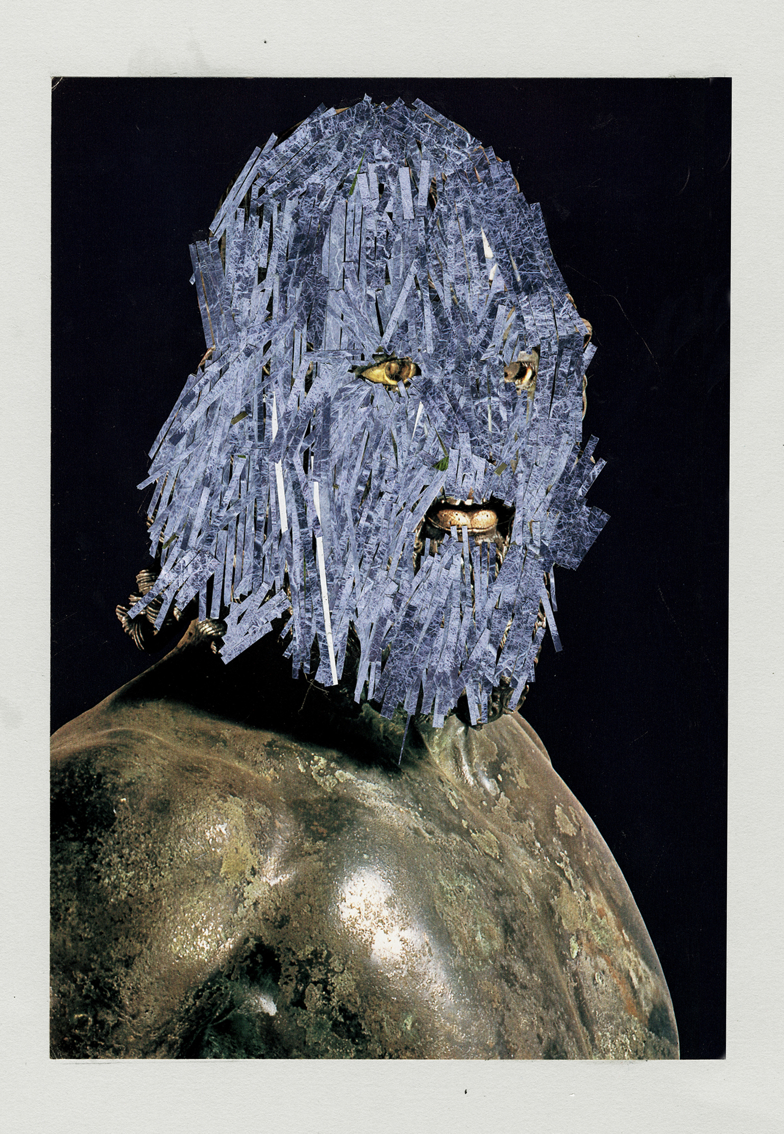 Myth II, collage, 8"x10", 2013.
