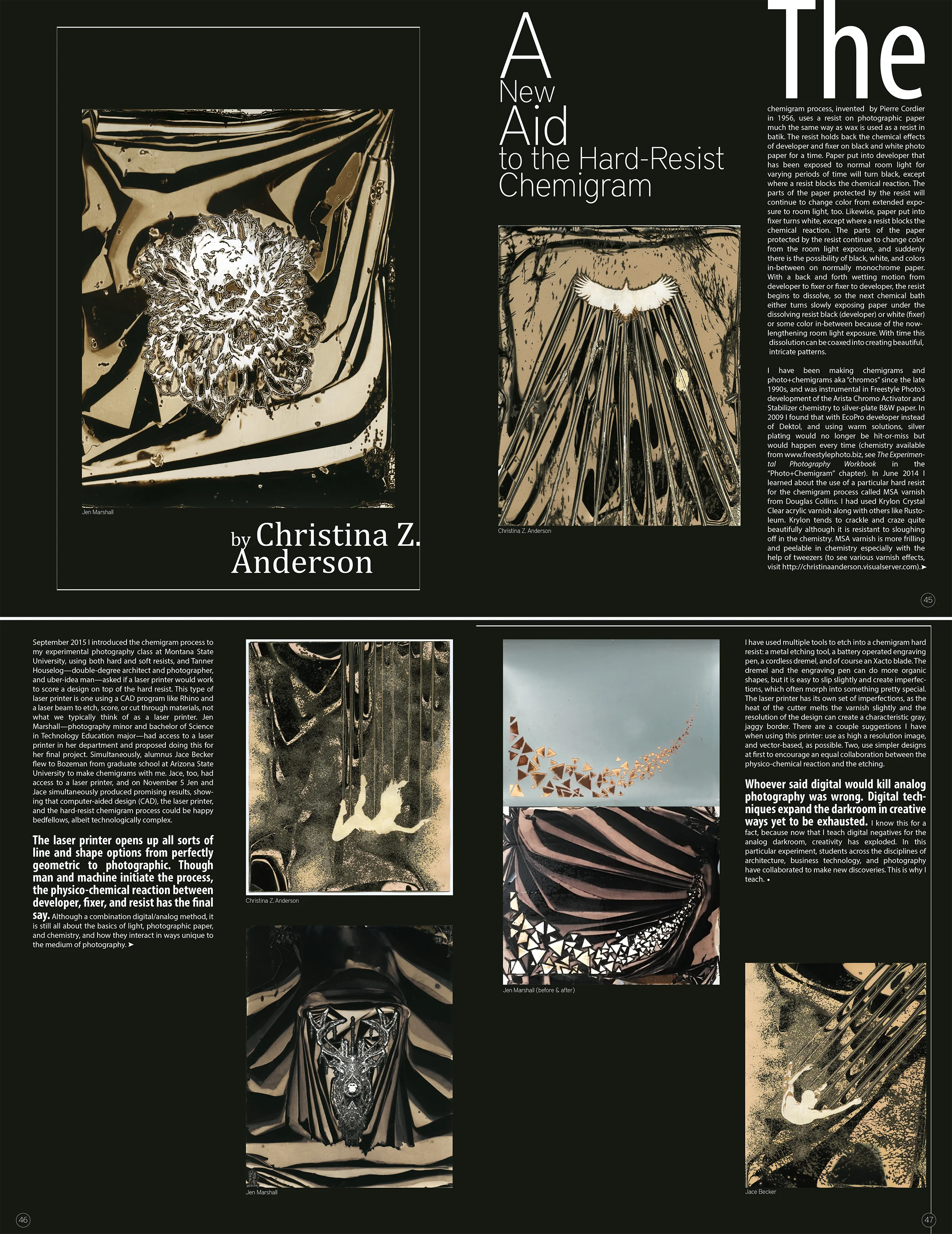 HAND Magazine layout design