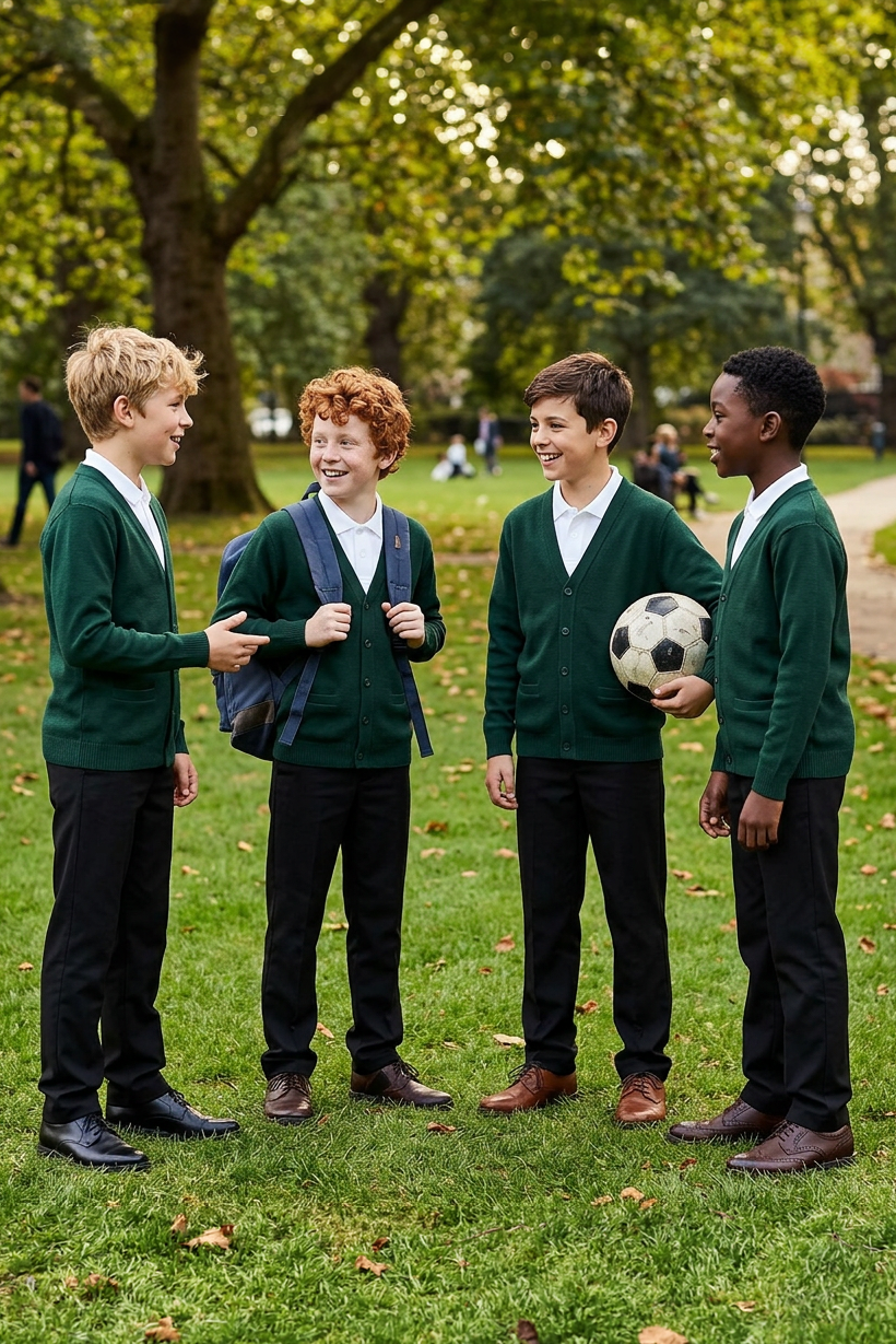 Boys Green SweaterBlackPants.png