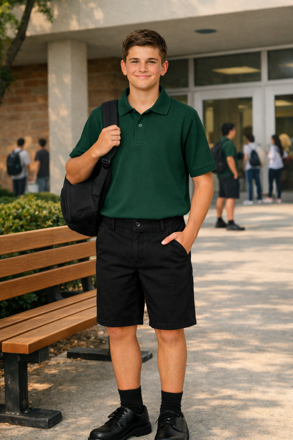 Boy's Stretch Twill Shorts