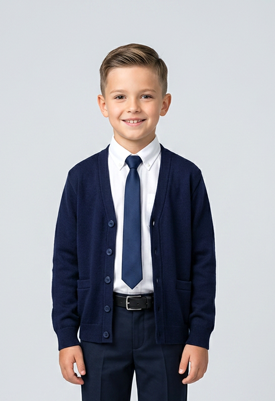 V-Neck Cardigan (ICA Grades: K-5)