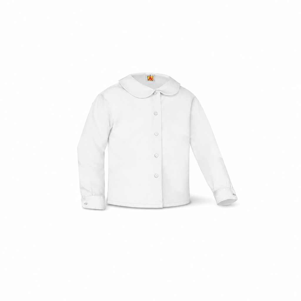 Peter Pan Long Sleeve Blouse w/o Logo (K-4)