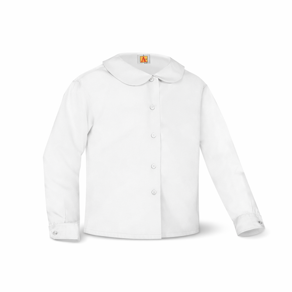 Peter Pan Long Sleeve Blouse w/o Logo (K-4)