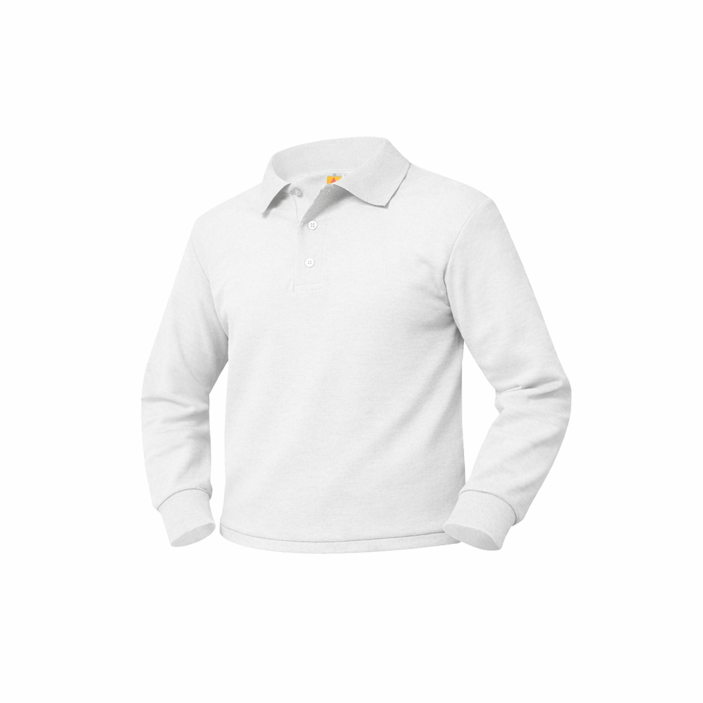 Unisex Pique Knit Long Sleeve Shirt