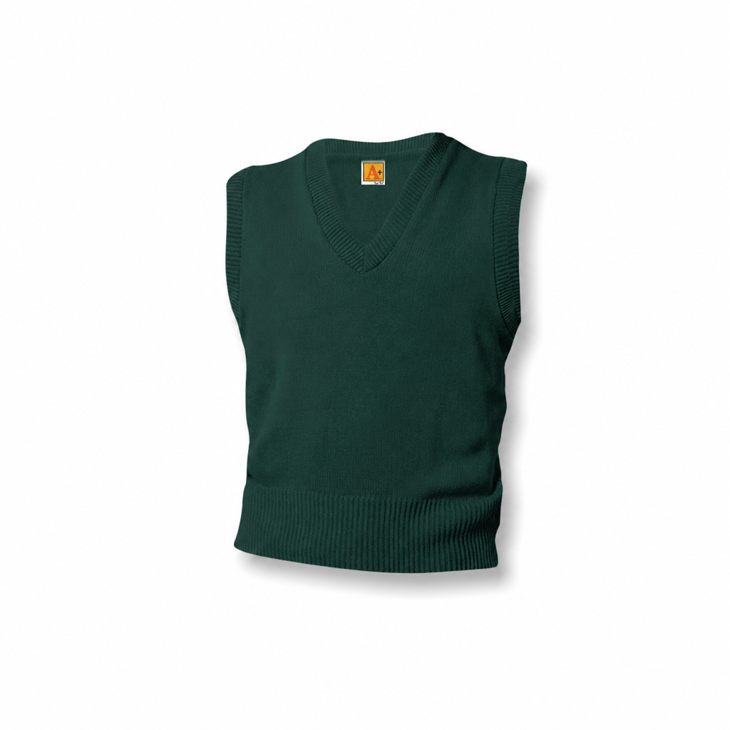 V-Neck Pullover Vest w/Logo