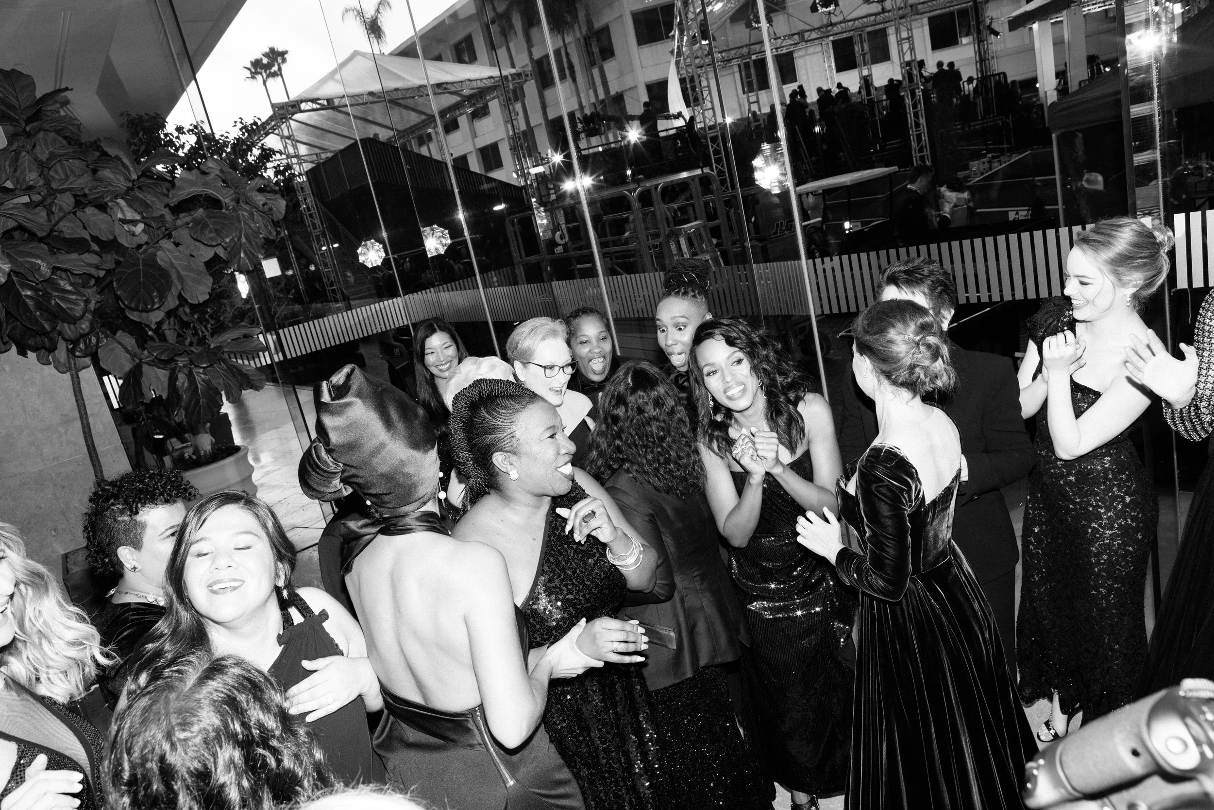 Backstage at The Golden Globes