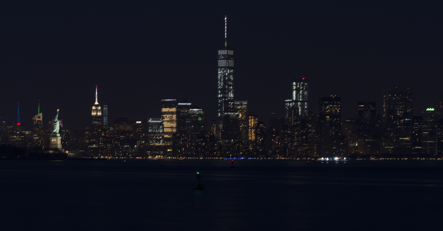 Nightscape of Lower Manhattan