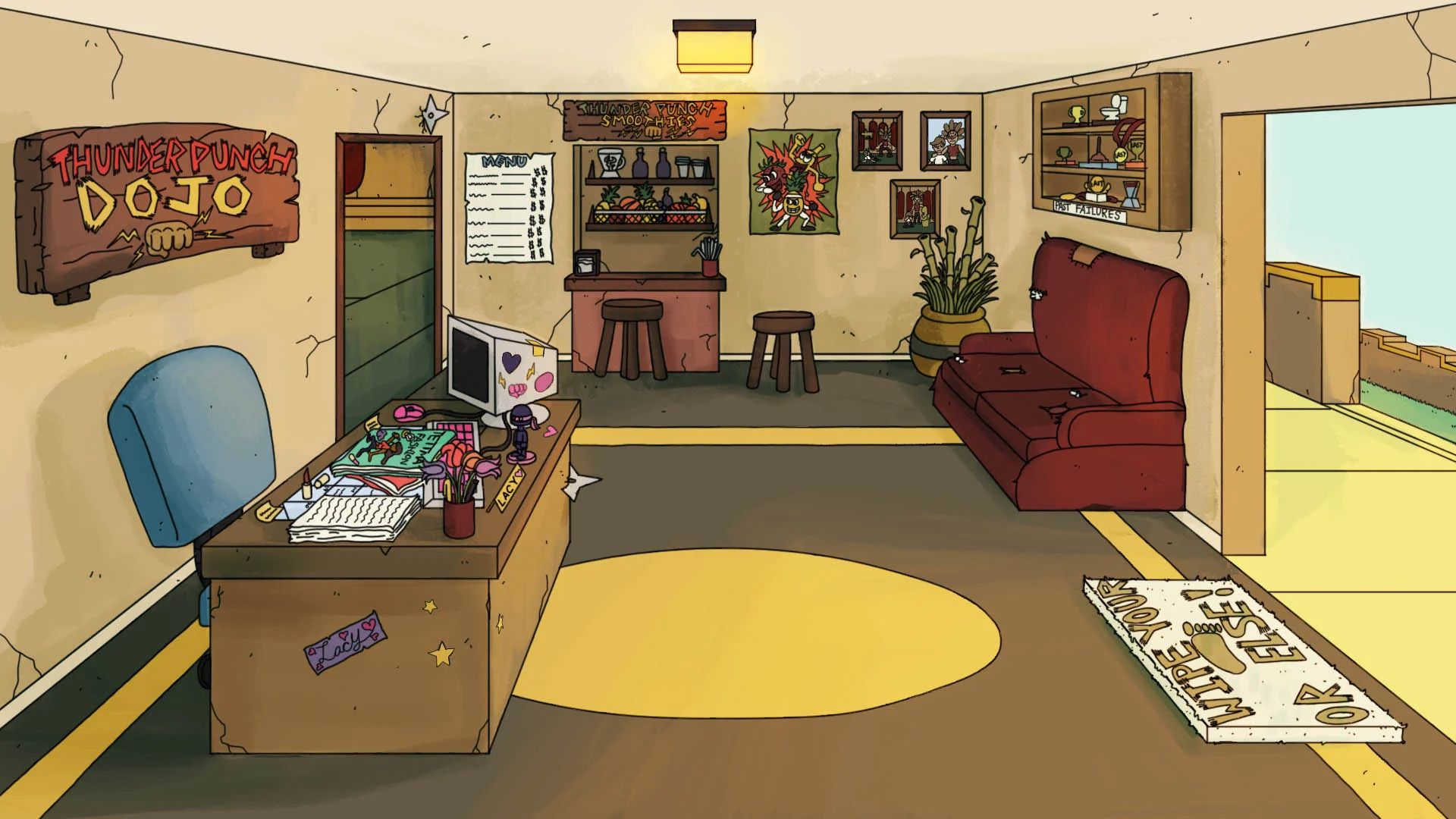 The Dojo Series; Background Design