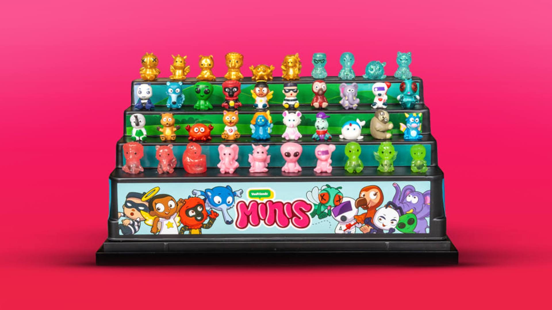  Final hero image showcasing the full VeeFriends pencil topper cast, used for promotional advertising 