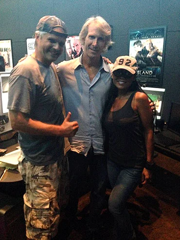 Jarmo Pohjaniemi, Michael Bay and Mary Alejo