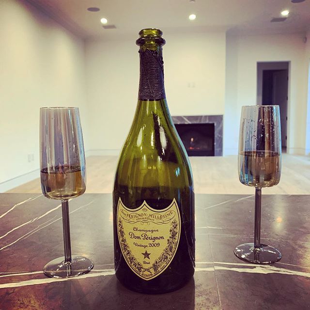 Congrats to my wonderful clients! Closed escrow today on their amazing new home! We celebrated with some chilled @domperignonofficial! Cause that&rsquo;s how I roll! #cheers #closeofescrow #losangeles #larealtor #realestate #realtor