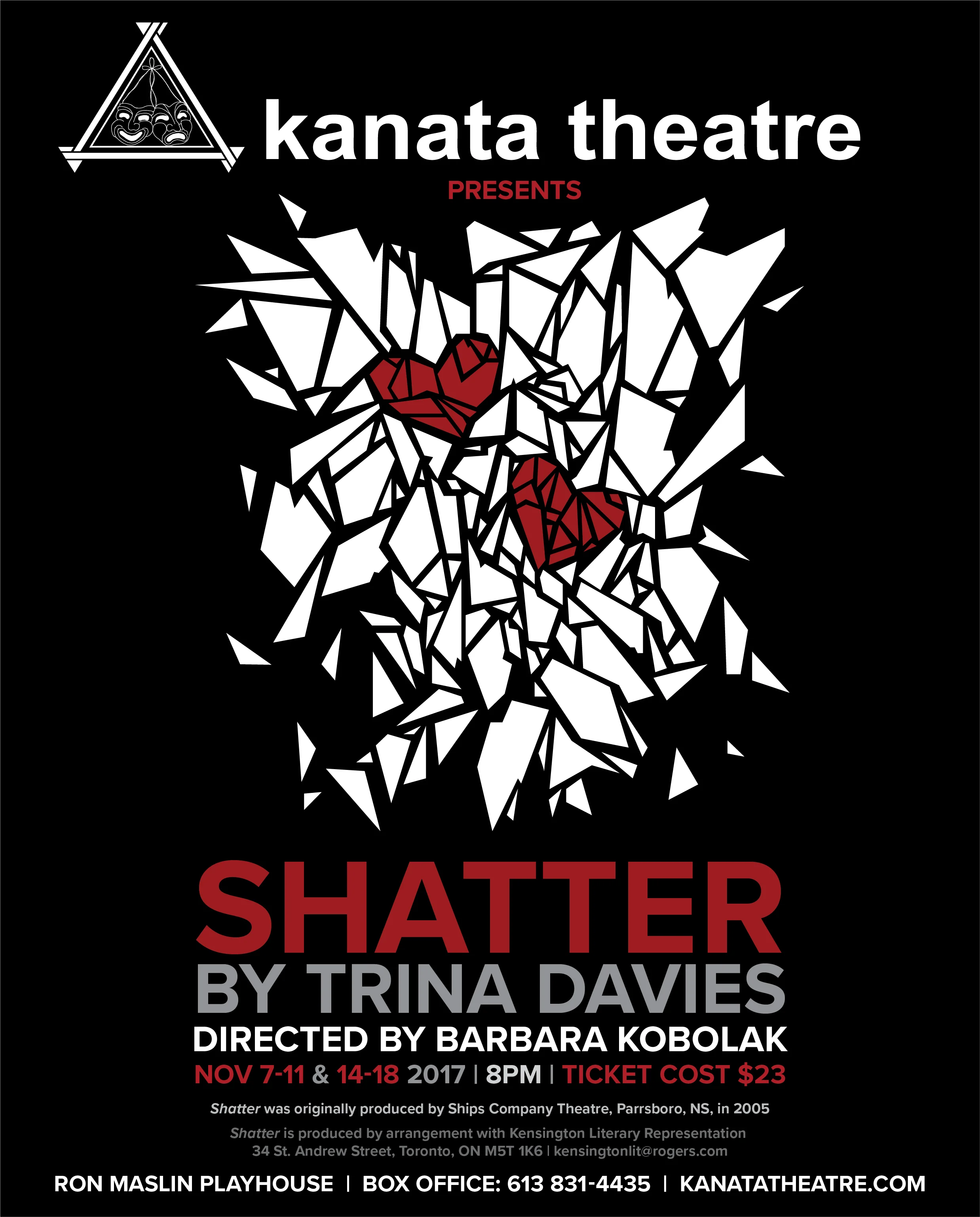 Shatter — Theatre Poster