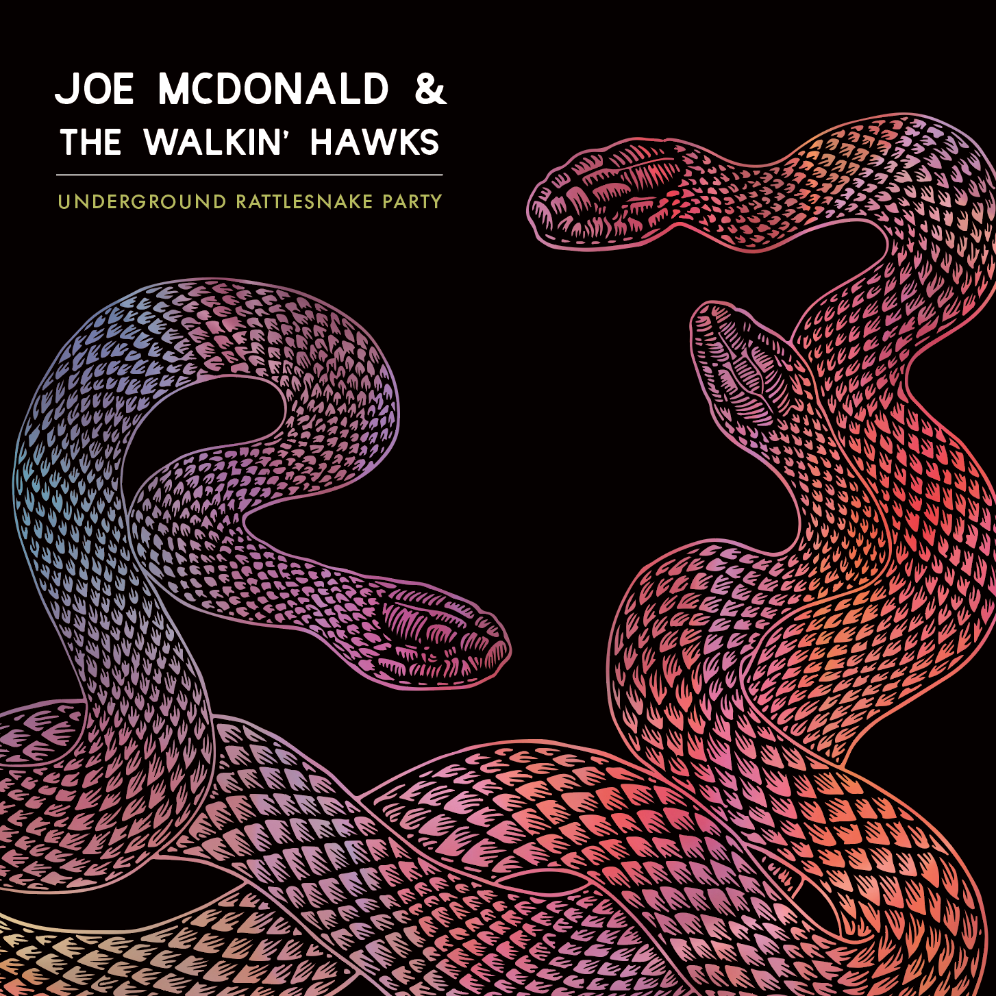 Joe McDonald & the Walkin' Hawks Album Cover