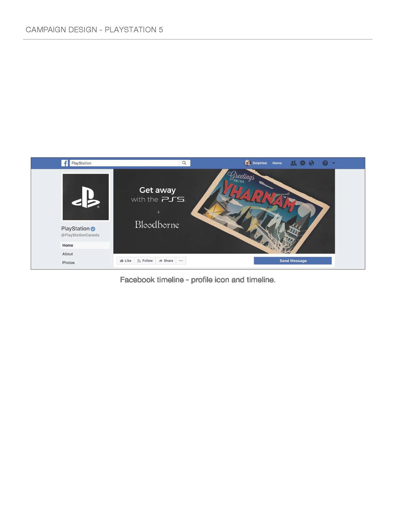 PS5 Ad Campaign — Facebook Banner