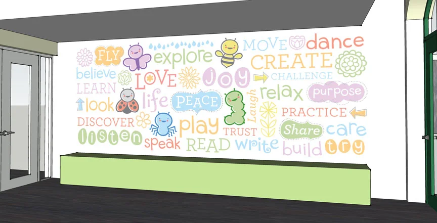 Vestibule Mural / Secondary Entry