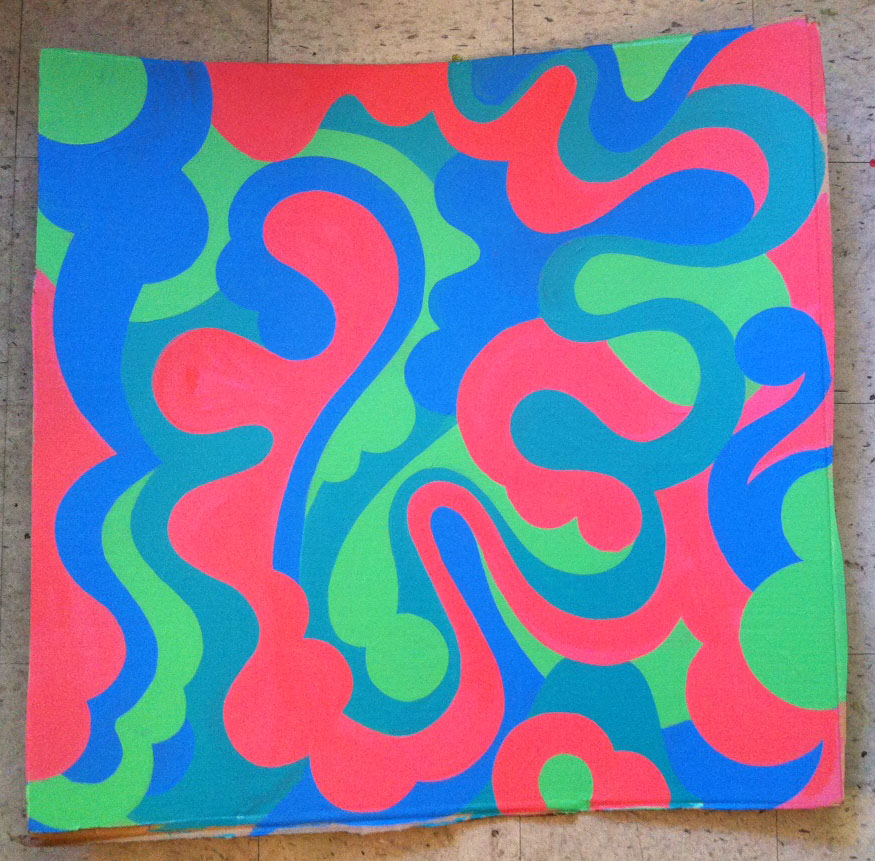 4 ) 3ft x 3ft on Cardboard