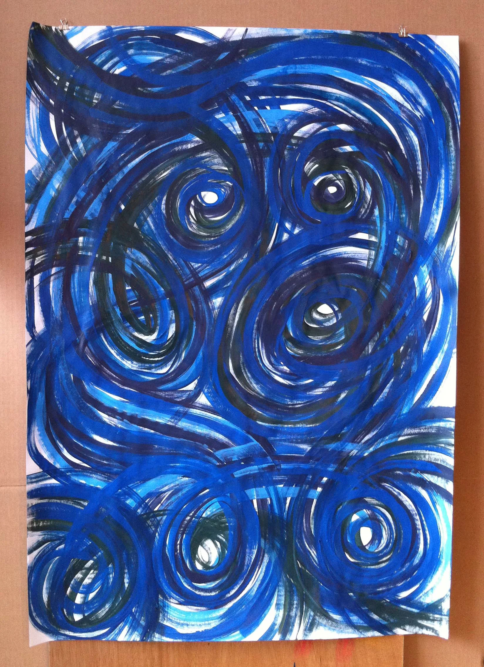26. 28x40in Acrylic on Paper LARGE