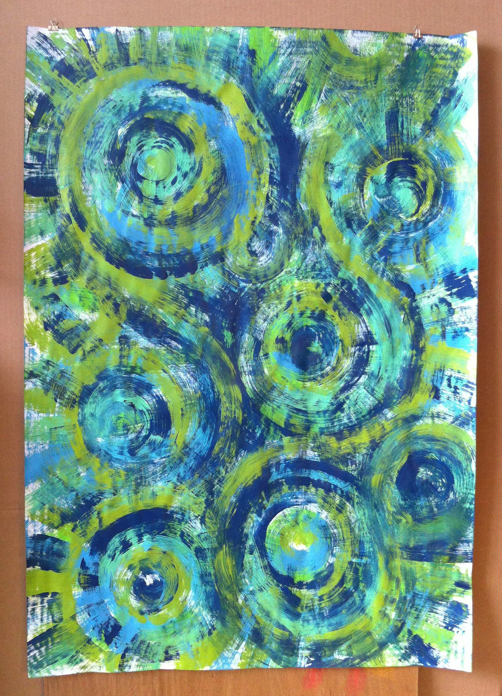 25. 28x40in Acrylic on Paper LARGE