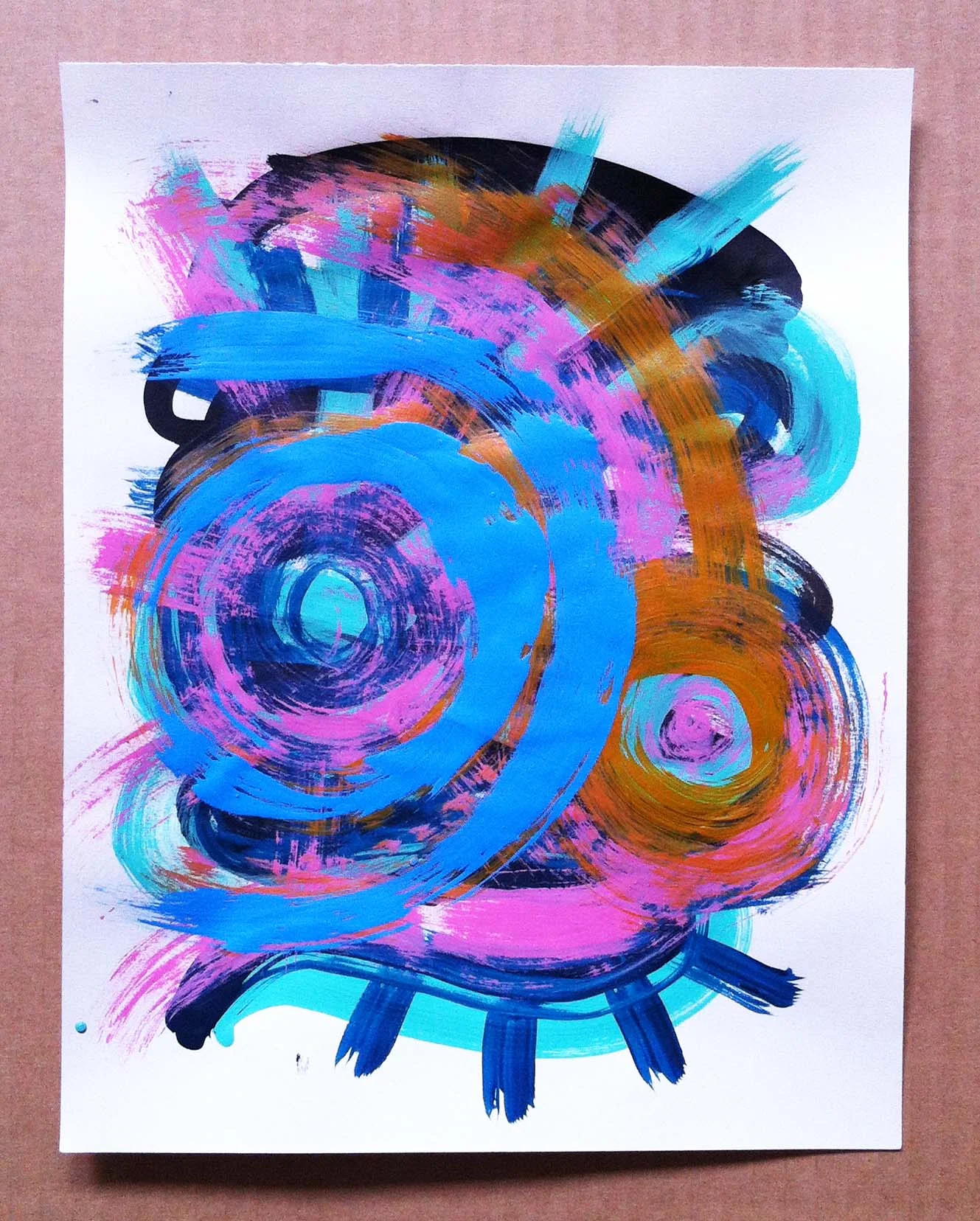 24. 8.5x11in Acrylic on Paper