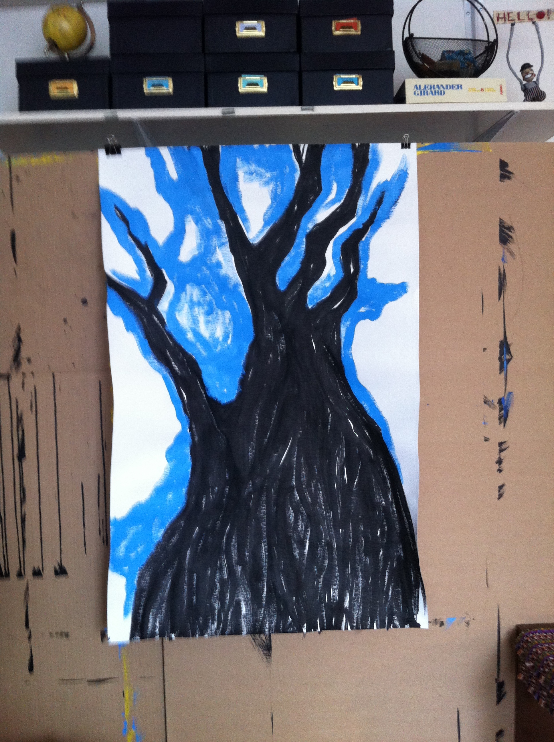 9. Ink on paper 28x40in