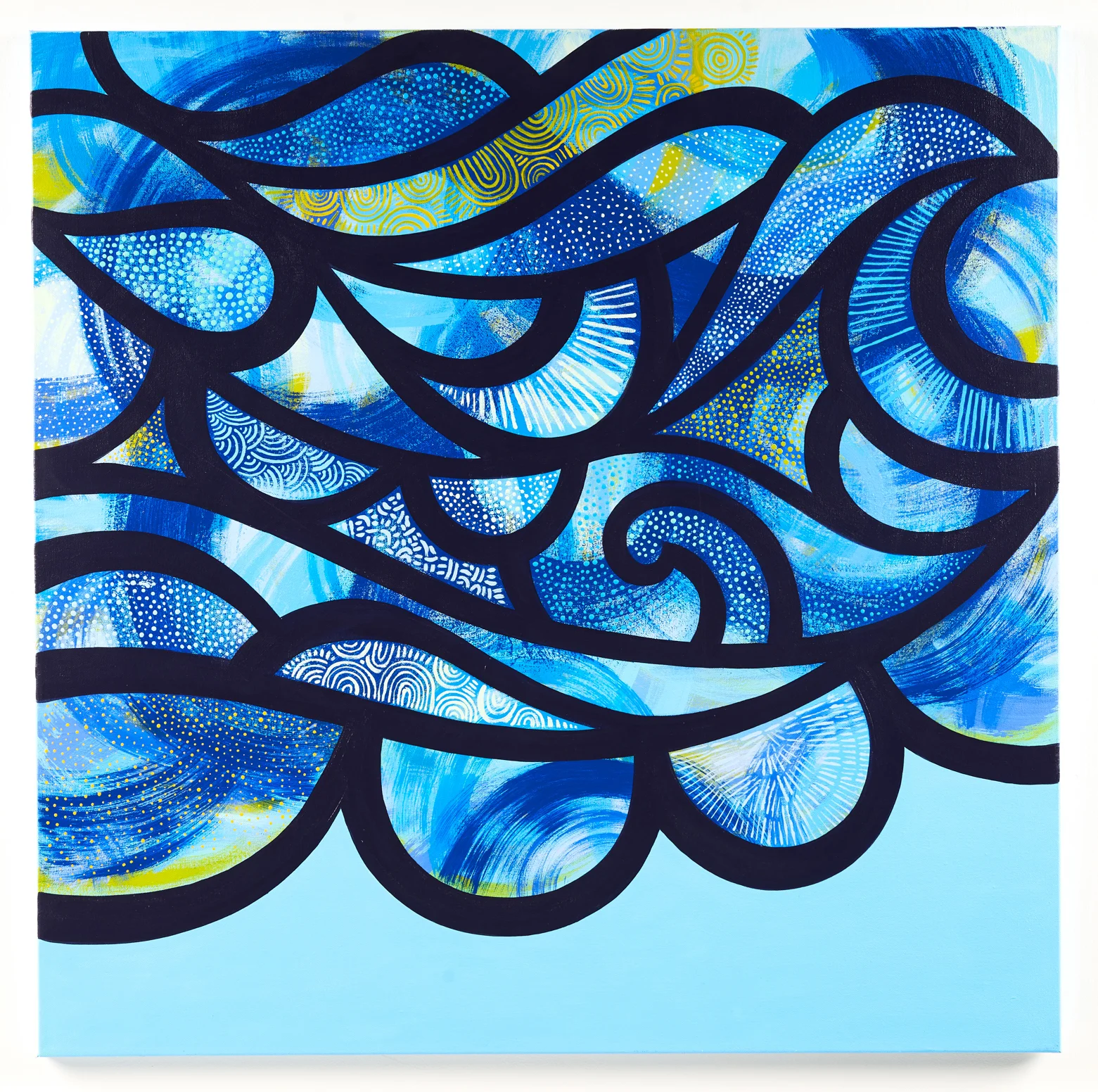 "Charmed Slumber" / 36in x 36in / Acrylic on Canvas