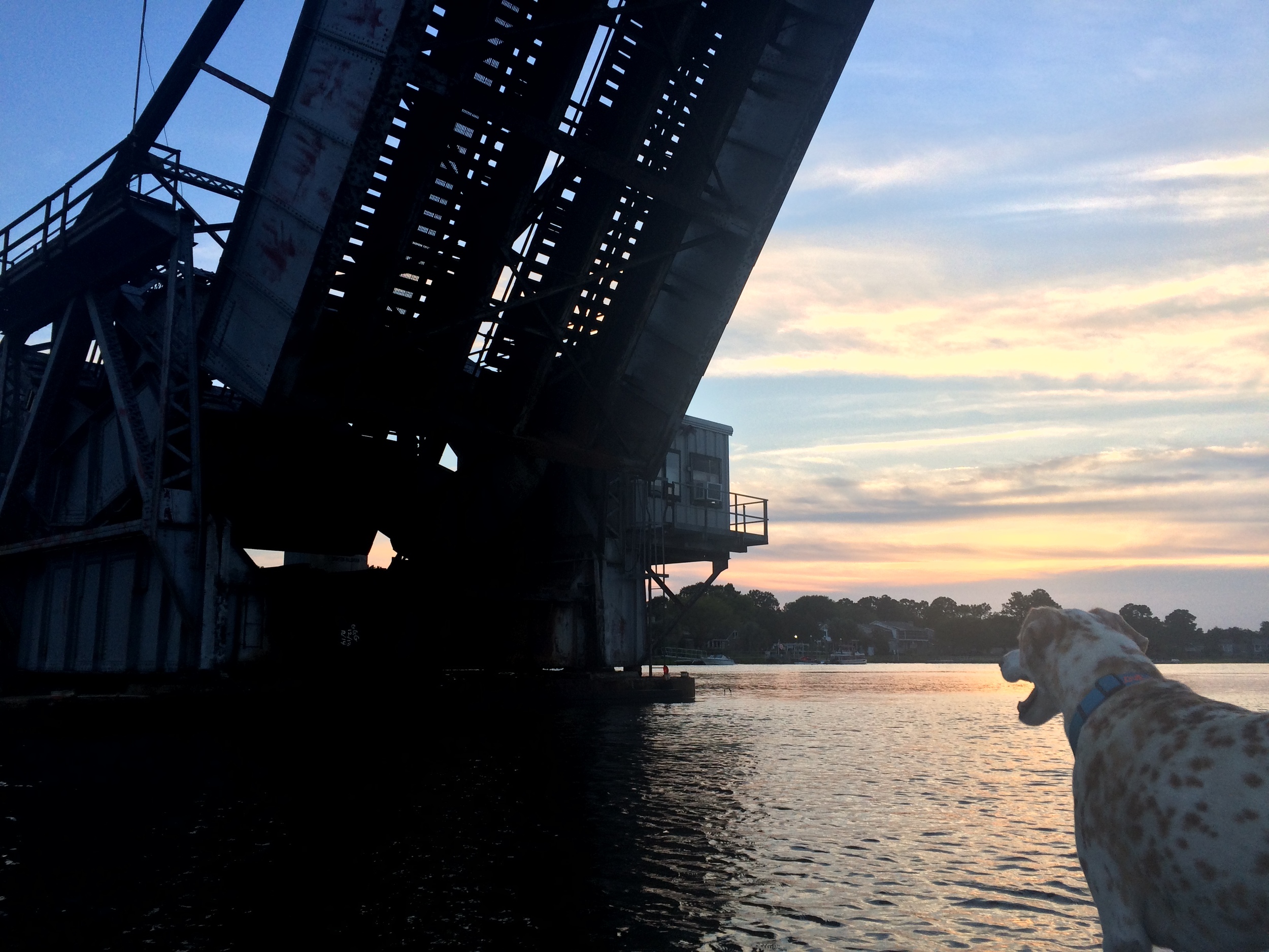  Sunset jon boat cruise w Ted and Lou. 