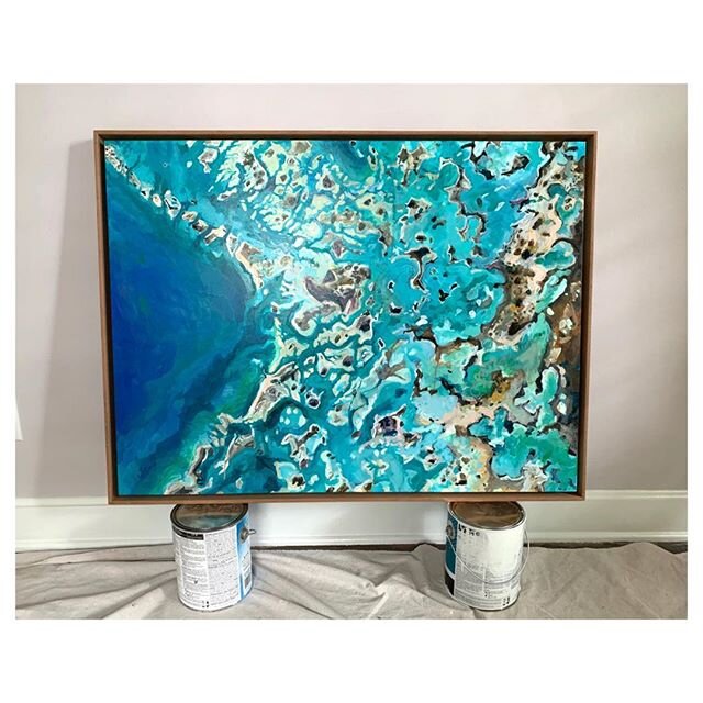 Sent this painting on its way to its new home this week 💫
(See my stories process pics and details✨)
Abaco
30 x 40
acrylic on wood panel
* framed in sapelé .
#acrylicpainting #mappainting #aeriallandscape #bygret #gretmackintosh #charlestonartist #