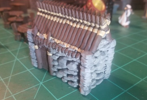 Goblin Hut , printed and painted by James Byer