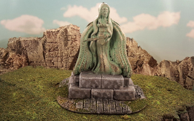 Angelic Statue , printed and painted by Markus Kruse