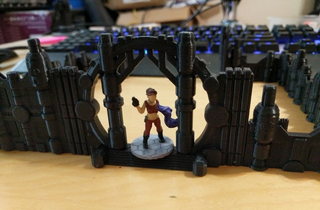 Sci-Fantasy Walls , printed by wheredoigo