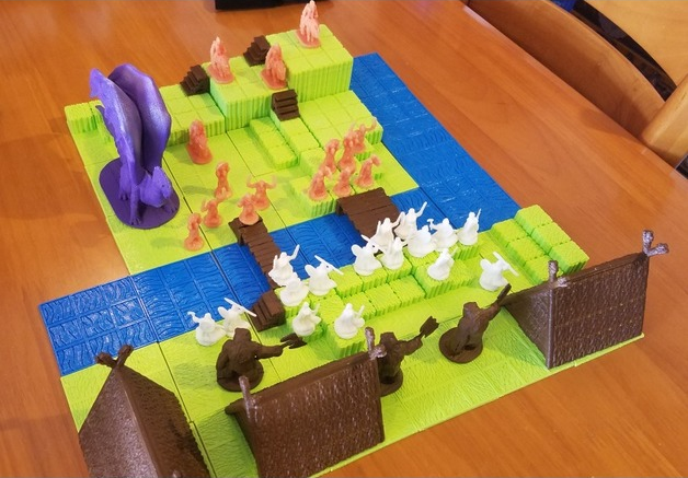 OpenTactics: Trollborn Assault , printed by Lam Sing