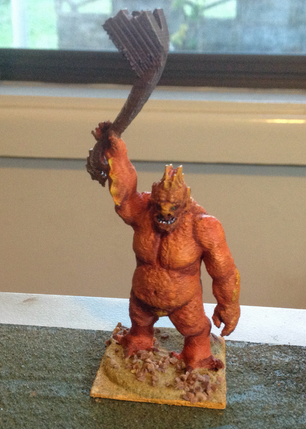 Sea Troll Reaver , printed and painted by Alan Saunders