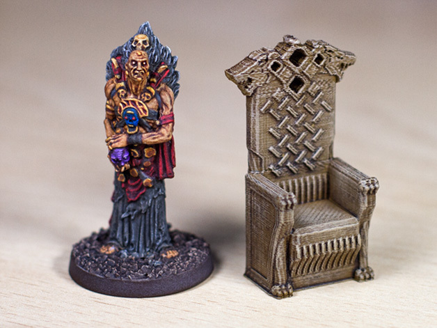 Wolf Throne , printed and painted by Black Demon