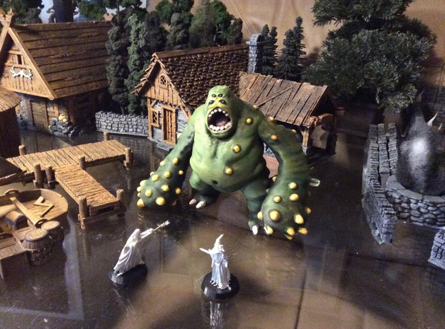 Cave Lurker , printed and painted by Crispy