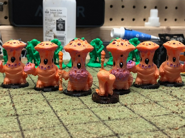 Mytoans , printed and painted by Josh Mckee