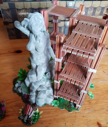 Unfinished Statue , printed and painted by Billy Geizig